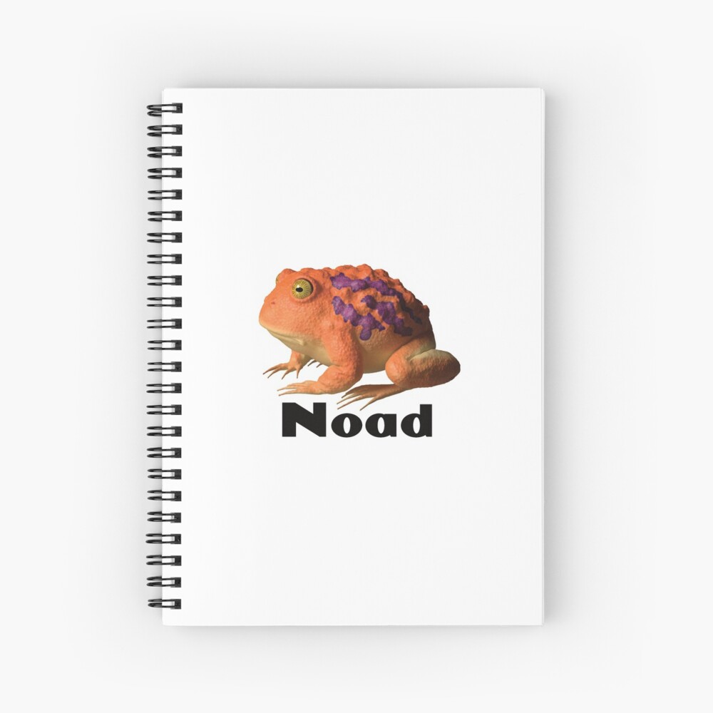 Noad Toad Spiral Notebook