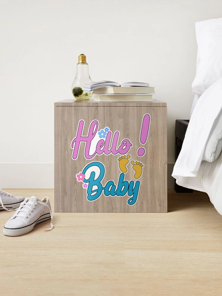 Hello Baby Sticker for Sale by hasin1992