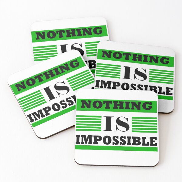 Item preview, nothing is impossible designed and sold by sbrstore.