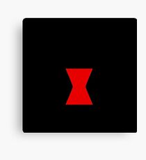 Black Widow Logo Canvas Print