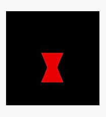 Black Widow Logo Photographic Print