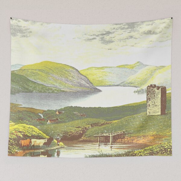 Item preview, Vintage Illustration of St Mary's Loch, Scotland designed and sold by yourscotland.