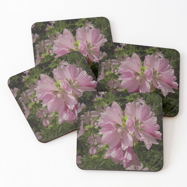 Item preview, Musk Mallow a pretty wild pink flower designed and sold by Ann Biddlecombe.
