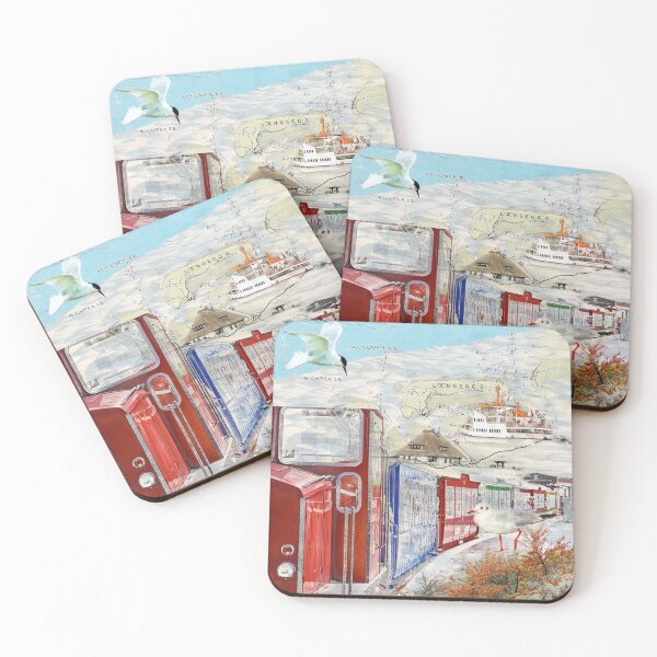 Item preview, Langeoog collage designed and sold by Pioooh.