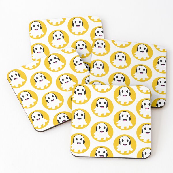 Item preview, CUTE YELLOW GHOST BOO designed and sold by Earthjoys.