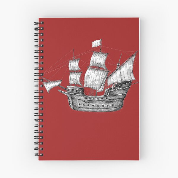 Item preview, Fine art old ship design designed and sold by luckyturtles.