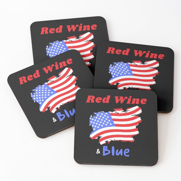 Item preview, Red Wine & Blue designed and sold by 2-Of-A-Kind.