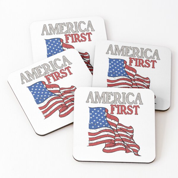 Item preview, America first USA American patriot flag Memorial Day vintage designed and sold by marcek.