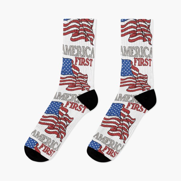 Item preview, America first USA American patriot flag Memorial Day vintage designed and sold by marcek.