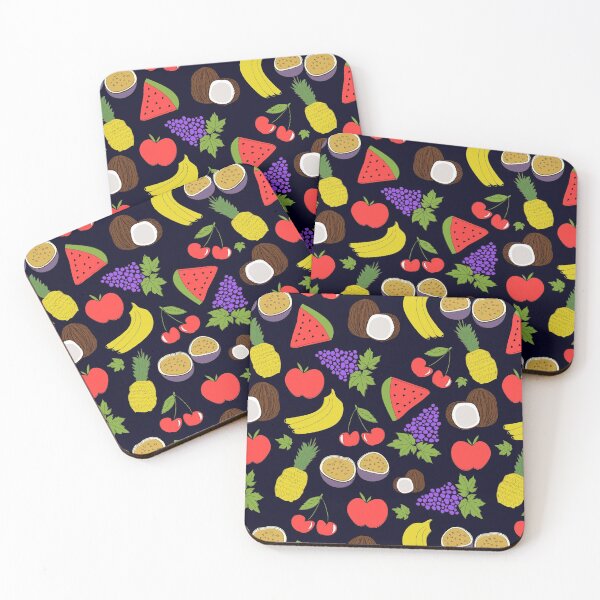 Item preview, Summer Fruits, Grapes, Coconut, Melon, Pineapple designed and sold by GreenSlate.