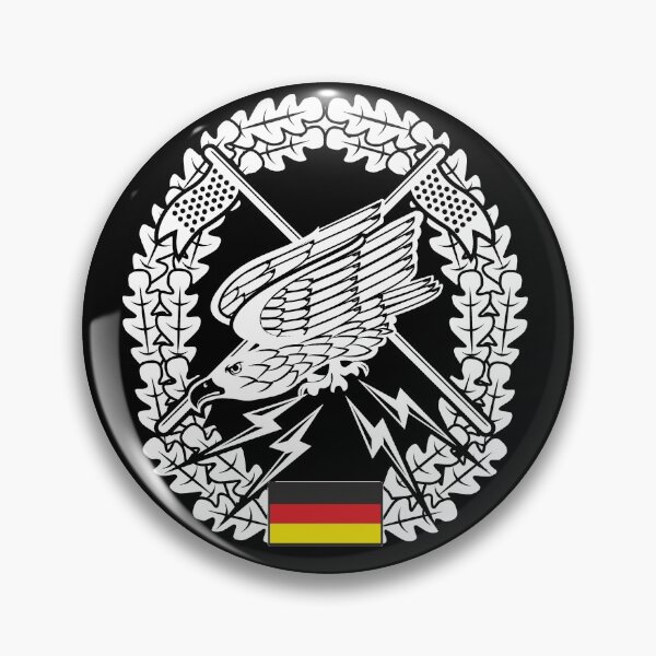 Item preview, Tele scout Bundeswehr beret badge white designed and sold by Justode.