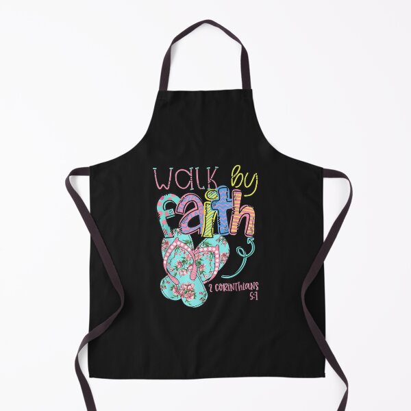 Item preview, Walk by Faith Flip Flops Tshirt 2 Corinthians 57 Christian designed and sold by sara4ly.