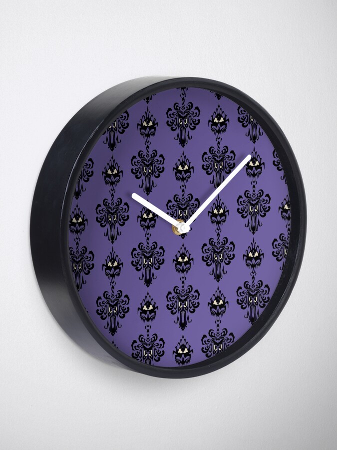 Thumbnail 1 of 4, Clock, A Haunted Mansion Demon Wallpaper designed and sold by ShutterStudios.
