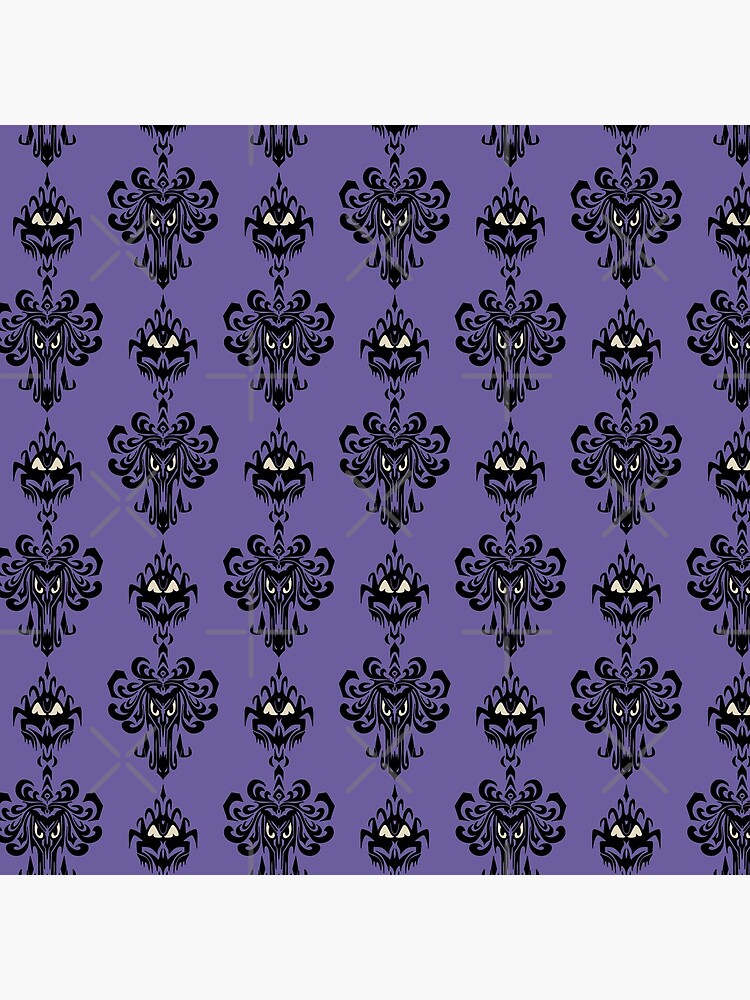 Thumbnail 4 of 4, Clock, A Haunted Mansion Demon Wallpaper designed and sold by ShutterStudios.