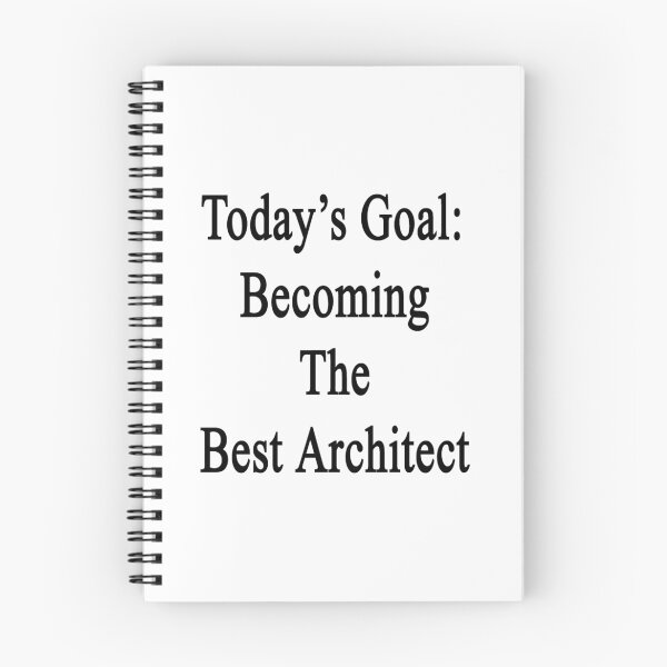 Item preview, Today's Goal: Becoming The Best Architect designed and sold by supernova23.