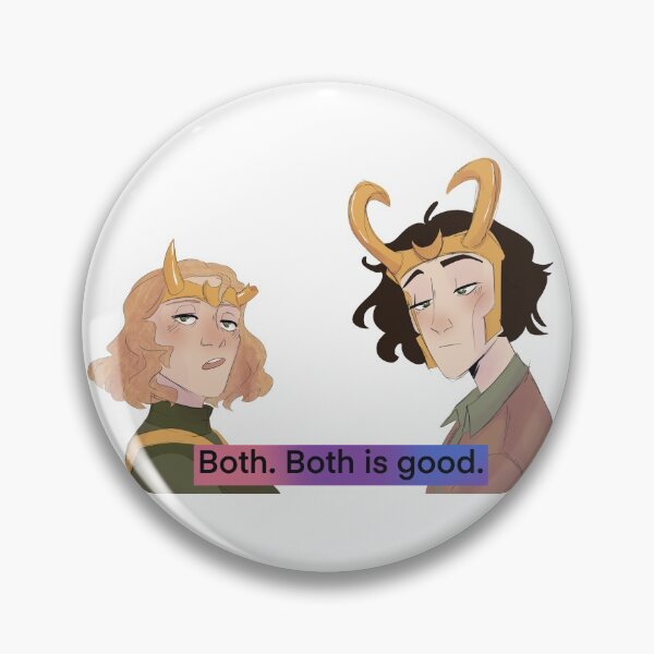 Item preview, Bi pride Loki series poster designed and sold by Flurrrmp.