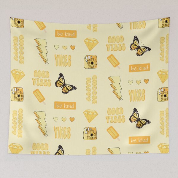 Item preview, Aesthetic Vsco Yellow Sticker Pack designed and sold by EpicCreation.