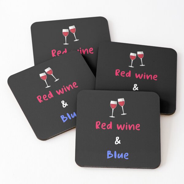 Item preview, Red Wine & Blue designed and sold by 2-Of-A-Kind.