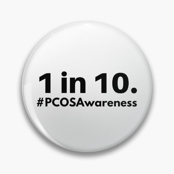 Item preview, 1 in 10 merch for pcos warriors designed and sold by DesignsWithMel.