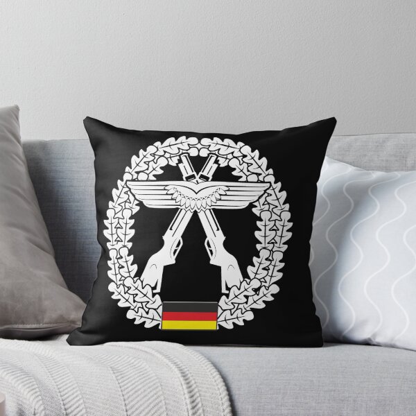 Item preview, Beret badge Bundeswehr air force security white designed and sold by Justode.