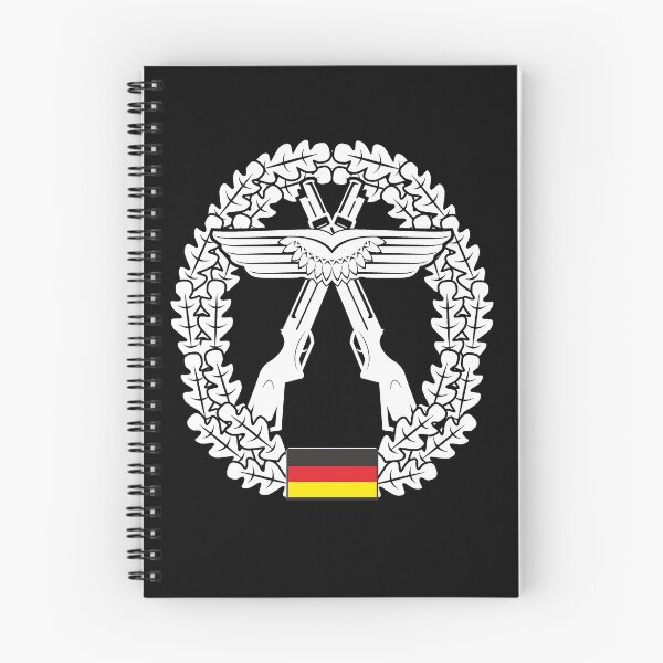 Item preview, Beret badge Bundeswehr air force security white designed and sold by Justode.