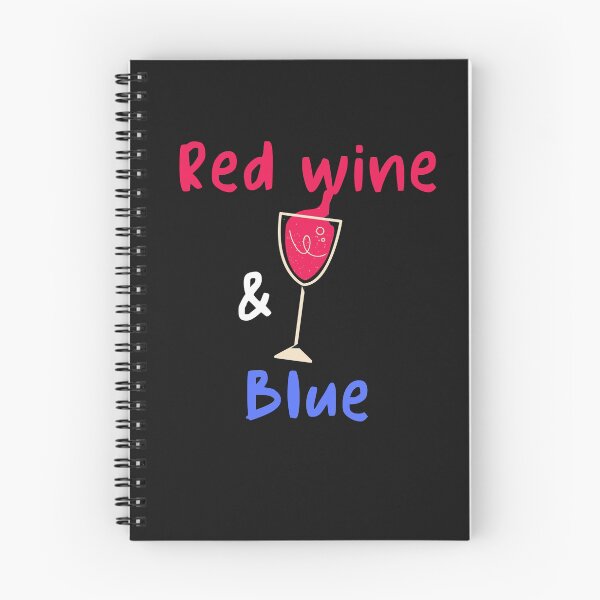 Artikelvorschau, Rotwein & Blau entworfen und verkauft von Anjestic Studio.