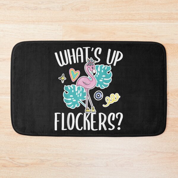 Item preview, Whats Up Flockers Funny Flamingo Lover designed and sold by sara4ly.