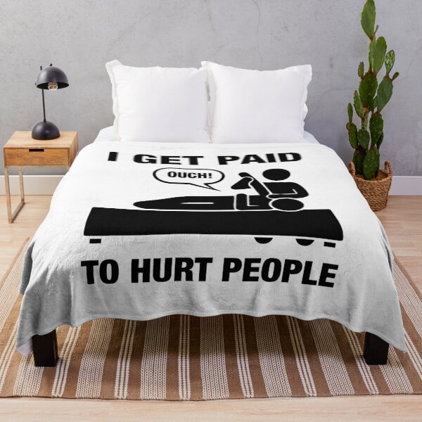 Item preview, I Get Paid To Hurt People - Funny Physiotherapy Therapist Chiropractor Rehab Therapy Saying Physio Physical Future Orthopedist Quote designed and sold by TalentGenius.