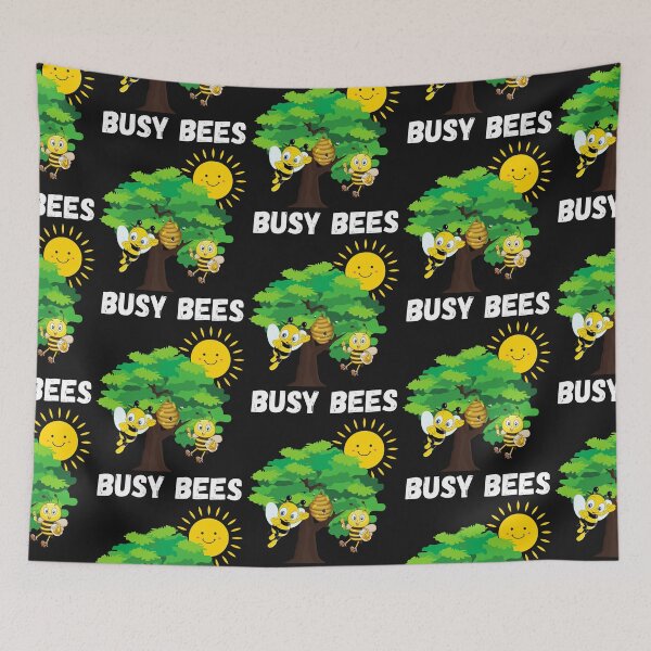 Item preview, BUSY BEES, HONEY POT, HONEYBEES, WORKER BEE, BEE MEME, BEE HOUSE designed and sold by R B Chrystal.