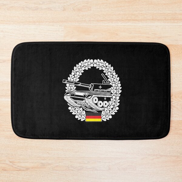 Item preview, Beret badge Bundeswehr Panzer white designed and sold by Justode.