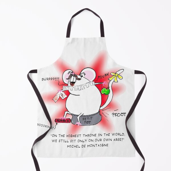 Item preview, MONTAIGNE philosophical quote & cartoon. designed and sold by letiziahoffmann.