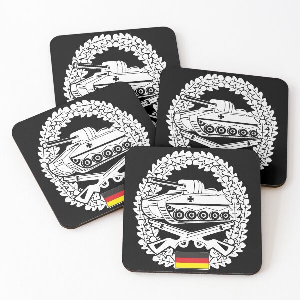 Item preview, Beret badge Bundeswehr Panzergrenadiers white designed and sold by Justode.