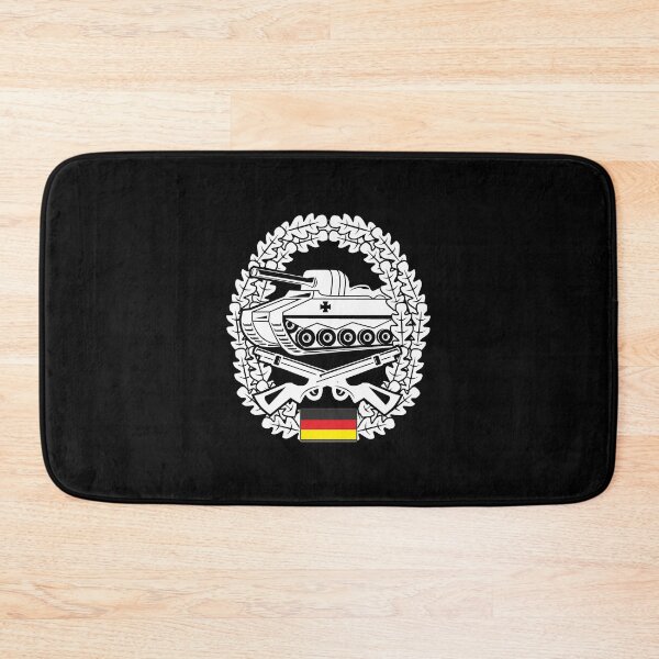 Item preview, Beret badge Bundeswehr Panzergrenadiers white designed and sold by Justode.