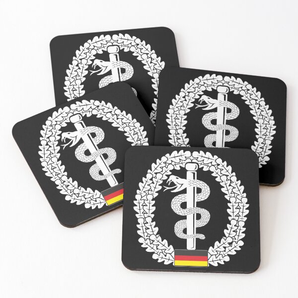 Item preview, Beret badge Bundeswehr medic white designed and sold by Justode.