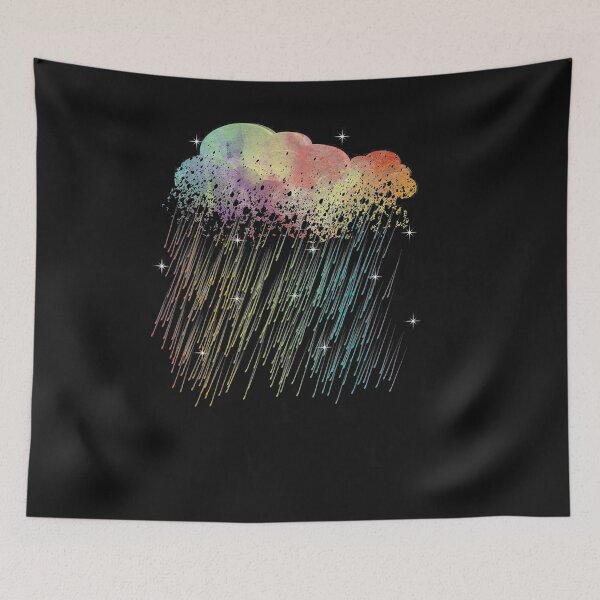 Item preview, Rainbow Rain Cloud T-Shirt Rain Colorful Vintage Funny Gifts designed and sold by melvillewillier.