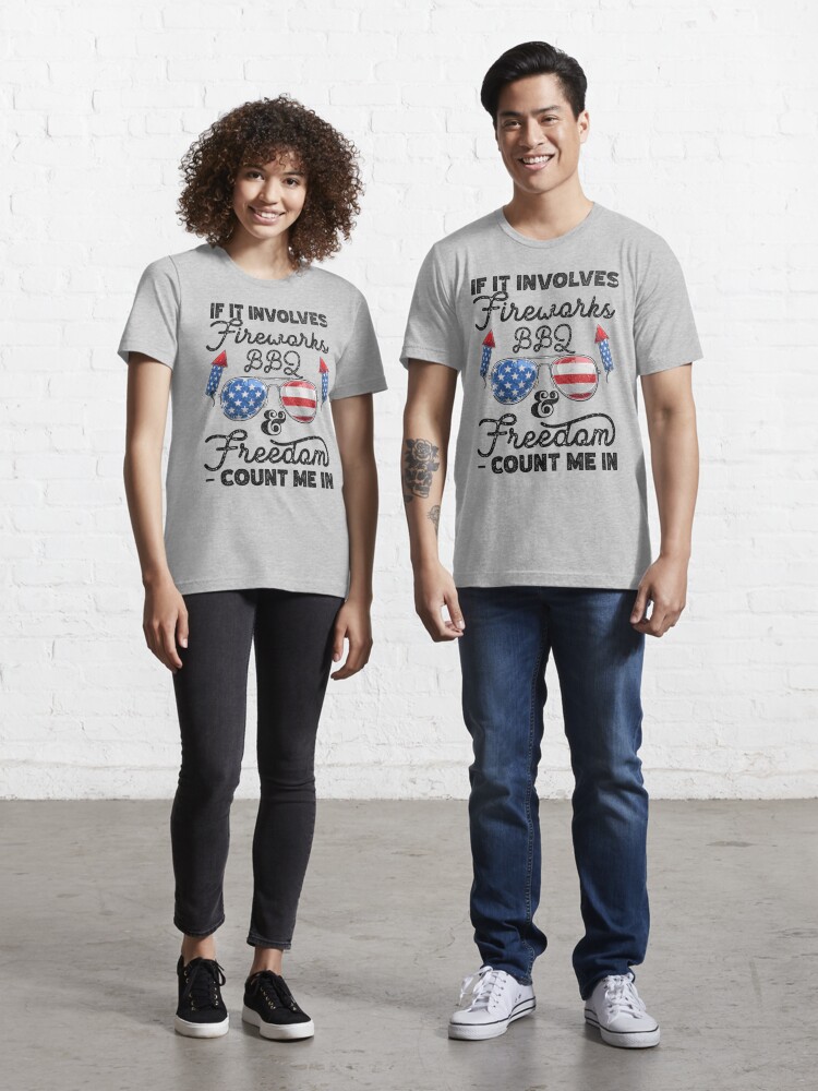 Family Freedom Fireworks Shirt, 4th Of July Shirt, July 4th Unisex Crew