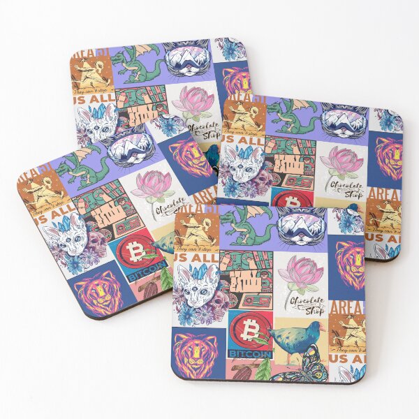Item preview, Bitcoins Area51 Cat Dragon Video Games - Tiles designed and sold by MWDG-DesignsMTG.