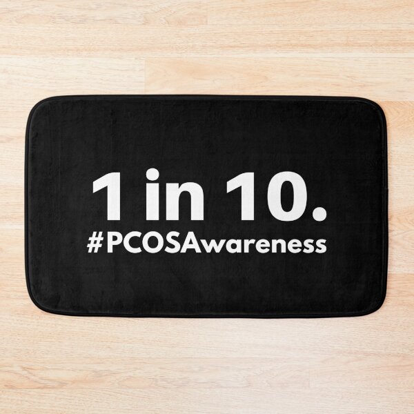 Item preview, 1 in 10 merch for pcos warriors designed and sold by DesignsWithMel.