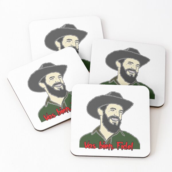 Item preview, Camilo Cienfuegos: "Vas Bien, Fidel" designed and sold by RevolutionInPaint.