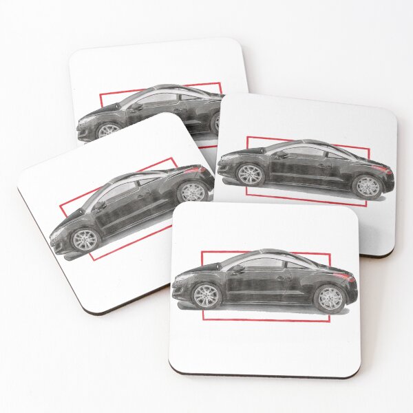 Artikelvorschau, Peugeot RCZ Auto Illustration entworfen und verkauft von TortoiseshellDesignStudio.