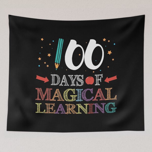 Item preview, 100 Days Of Magical Learning - Happy 100 Days Of School designed and sold by meedTee.