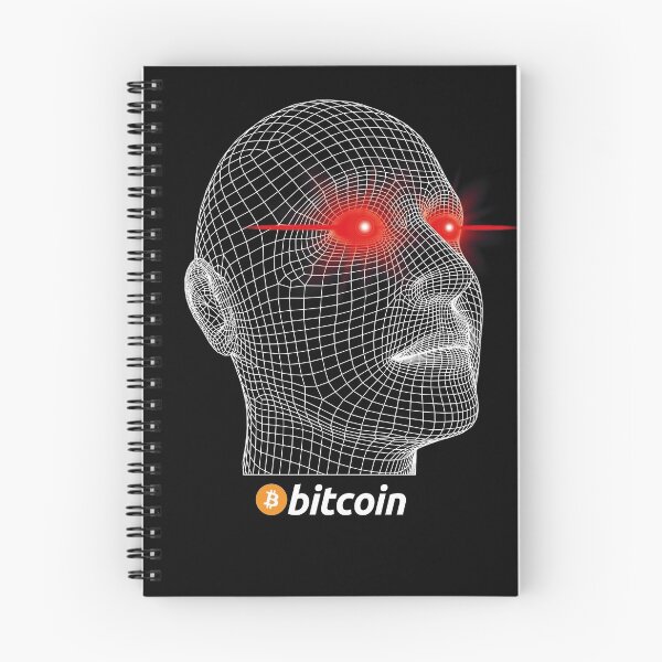 Item preview, Bitcoin Laser Eyes Wireframe Graphic Design designed and sold by gorillamerch.