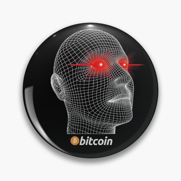 Item preview, Bitcoin Laser Eyes Wireframe Graphic Design designed and sold by gorillamerch.