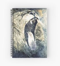Cuaderno de espiral León que bosteza - la vida es un bostezo