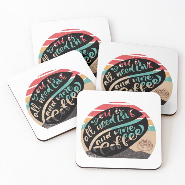 Item preview, ALL YOU NEED IS LOVE AND MORE COFFEE! designed and sold by kawaiiichoice.
