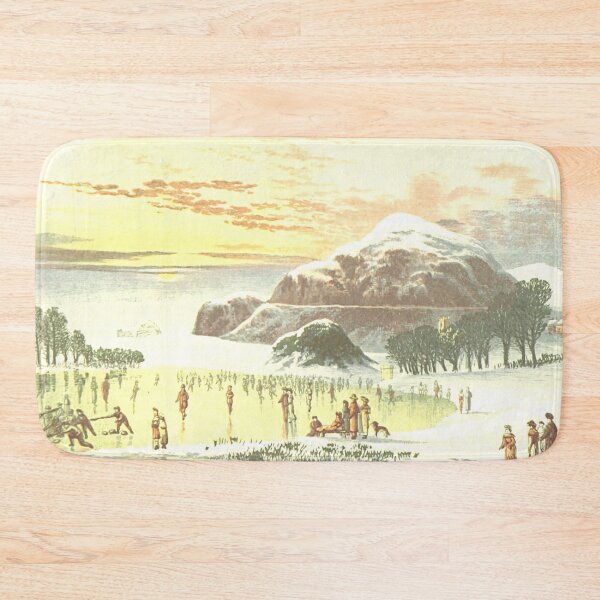 Item preview, Vintage Illustration of Duddingston Loch, Scotland designed and sold by yourscotland.