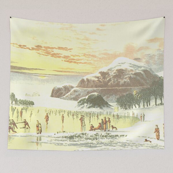 Item preview, Vintage Illustration of Duddingston Loch, Scotland designed and sold by yourscotland.