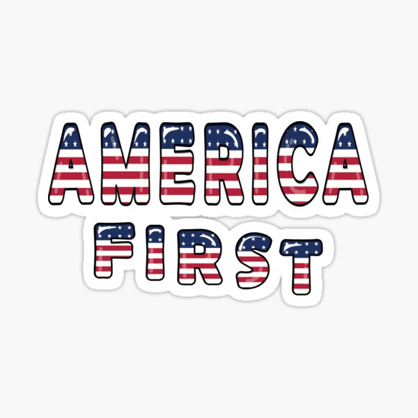Item preview, America first USA American patriot flag Memorial Day vintage designed and sold by marcek.