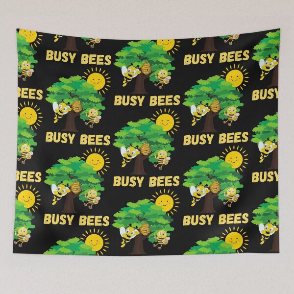 Item preview, BUSY BEES, HONEY POT, HONEYBEES, WORKER BEE, BEE MEME, BEE HOUSE designed and sold by R B Chrystal.