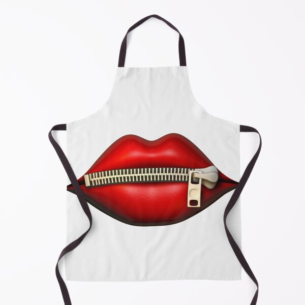 Item preview, Zipped lips 3d in white designed and sold by Golden-place.